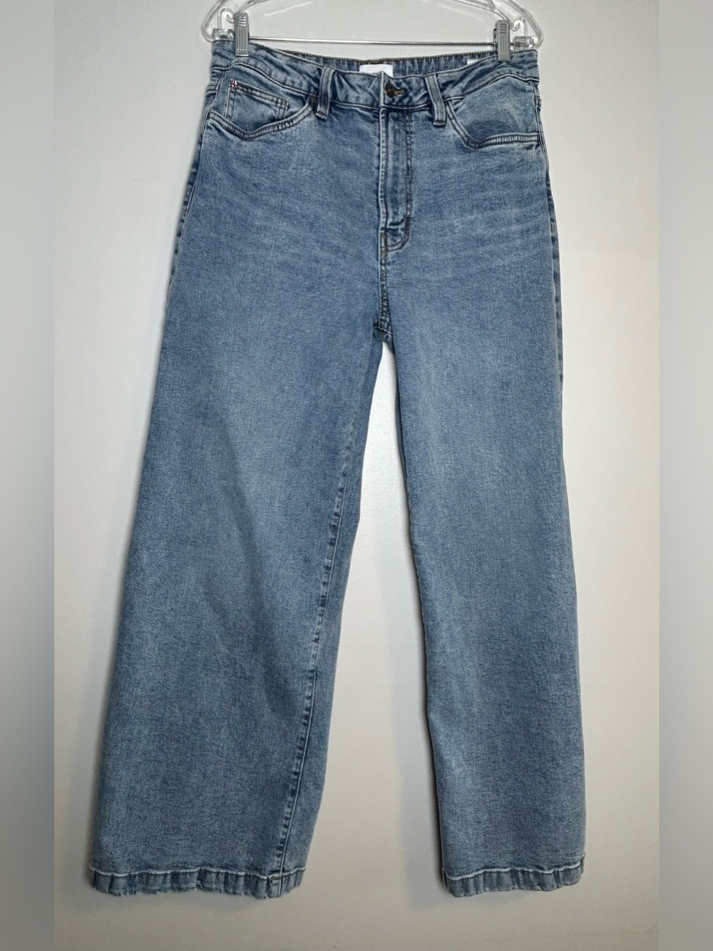 Hudson Risqué Wide Leg Jeans women’s size 29 light wash high rise